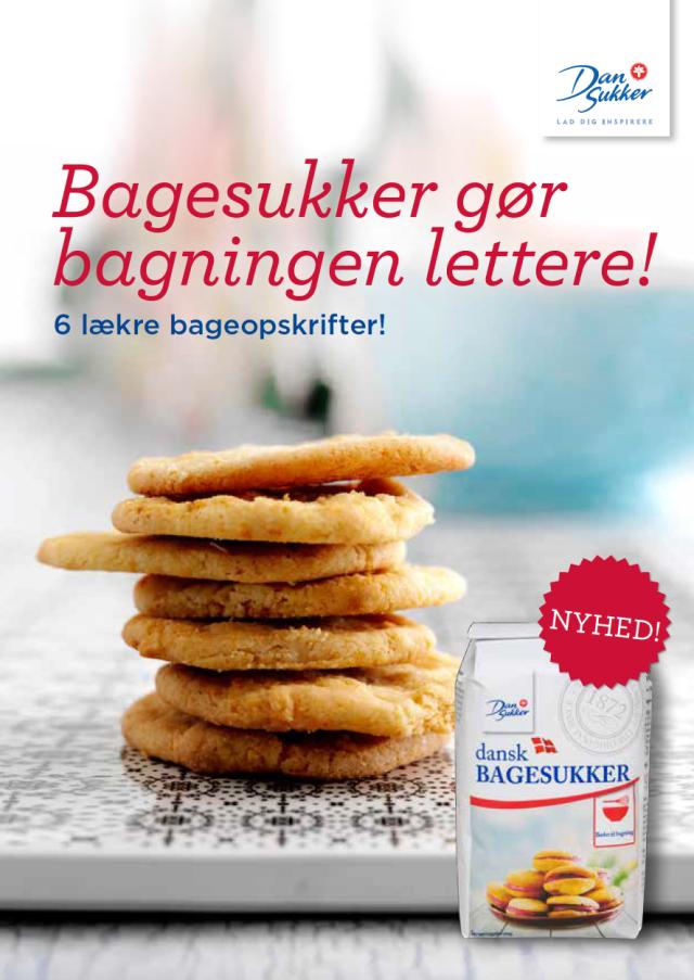 Bagesukker gør bagningen lettere!