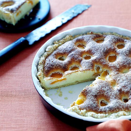 Glutenfri abrikostærte