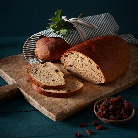 Brød med mørk øl