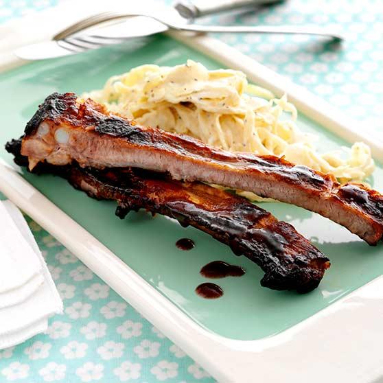 Spareribs & coleslaw