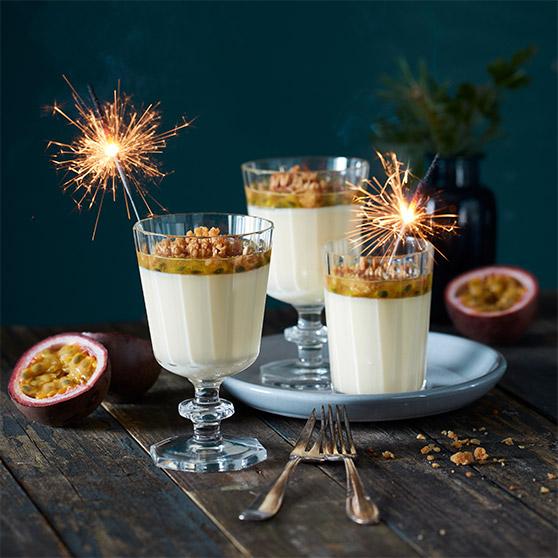 Champagne-panna cotta