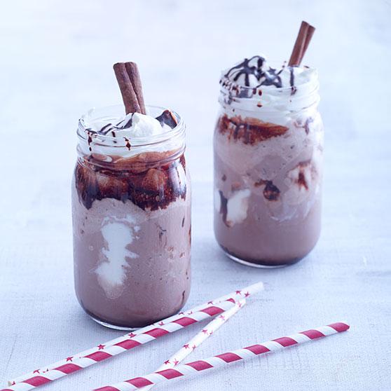 Chokolademilkshake med kanel