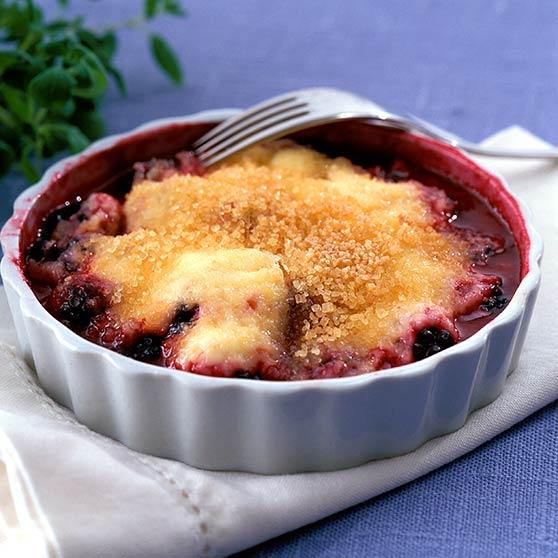 Gratinerede bær