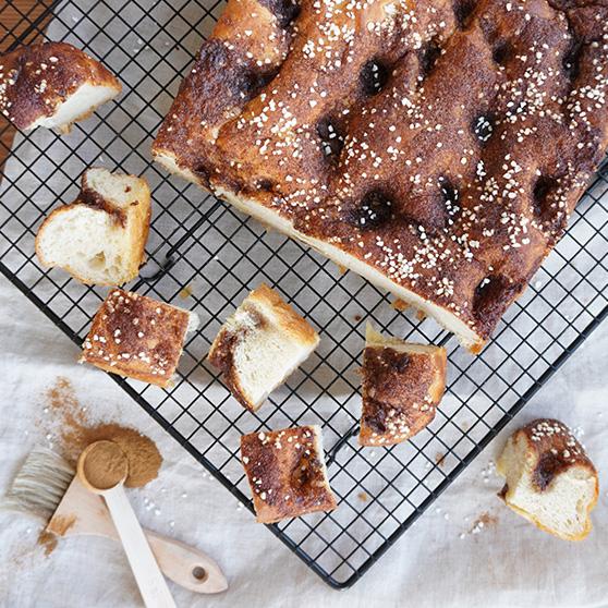 Kanelsneglefocaccia