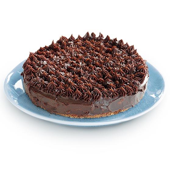 Brownie tærte med cognac/trøffel