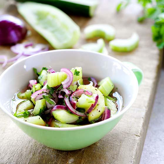 Marinated cucumber