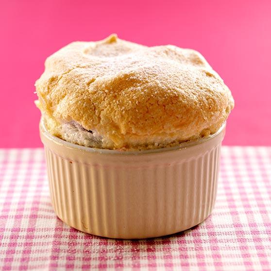 Hindbærsoufflé