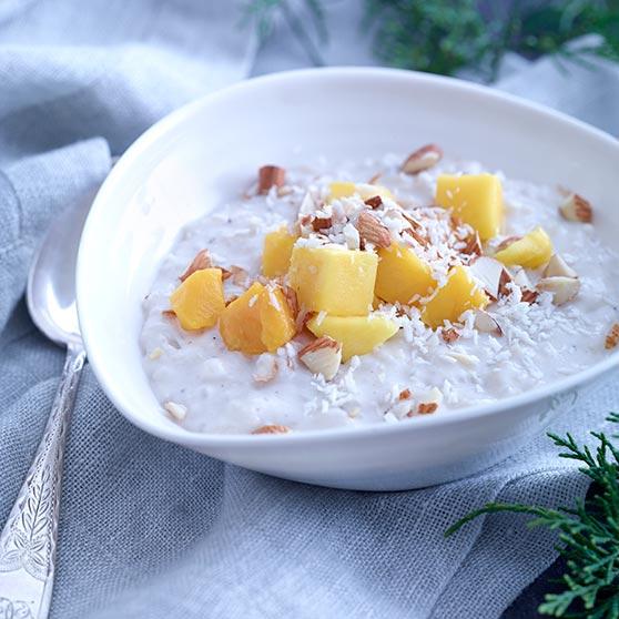 Risdessert med kokosmælk