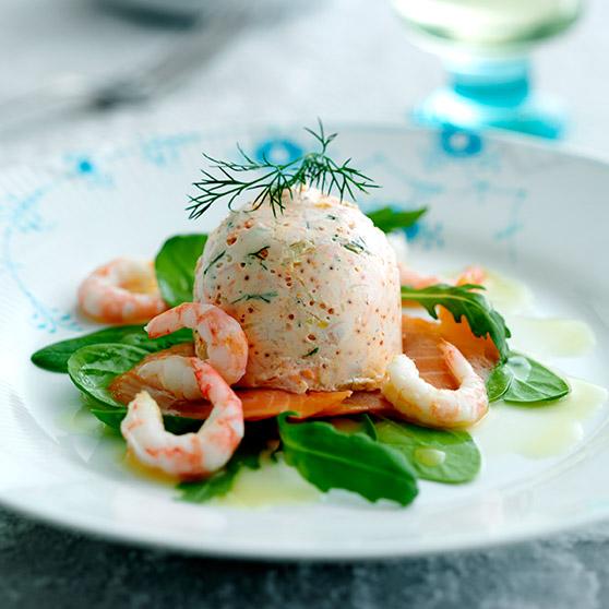 Salmon mousse