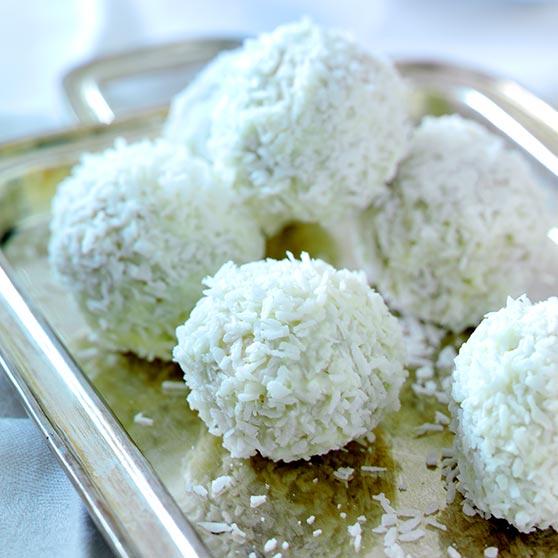 Hvide Chokoladekugler