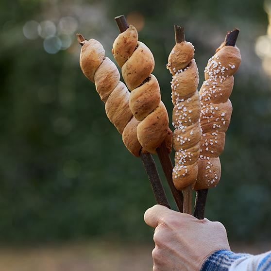 Kanelbolle-pinnebrød