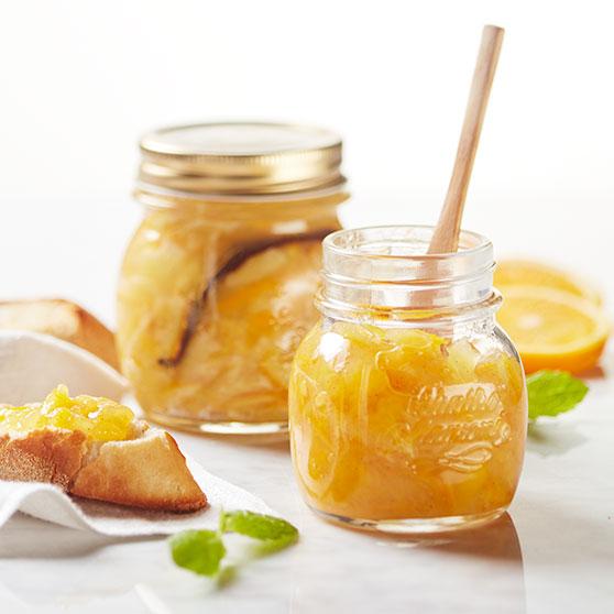Appelsinmarmelade med vanilje og citron